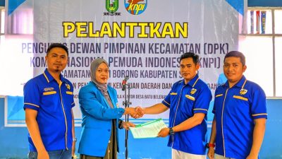 Pengurus DPK KNPI Sinjai Borong Resmi Dilantik, Ada Pesan Penting Disampaikan