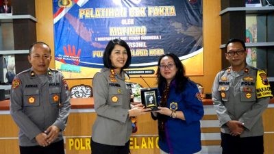 Bersama MAFINDO, Polres Magelang Kota Sosialisasikan Cek Fakta Guna Tangkal Hoax