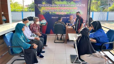 Sambut HUT Ke-128, BRI Cabang Sinjai Gelar Cek Kesehatan Gratis