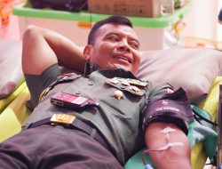 Peringati Hari Juang TNI AD Ke-78, Danrem 072/ Pamungkas Turut Donorkan Darahnya