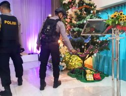 Jamin Keamanan dan Kenyamanan Ibadah Natal, Polres Kudus Sterilisasi Sejumlah Gereja