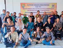 Silaturahmi Kesbangpol Kendal Dengan Awak Media