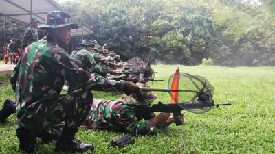 Tingkatkan Kompetensi Menembak Bagi Prajurit, Kodim 0705/ Magelang Gelar Latbak Jatri
