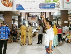 Kendalikan Harga Jelang Nataru, Satgas Pangan Polresta Magelang Lakukan Pendampingan Pengecekan Pasar