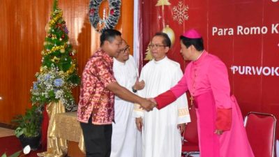 Danrem Wijayakusuma Hadiri Open House Keuskupan Purwokerto