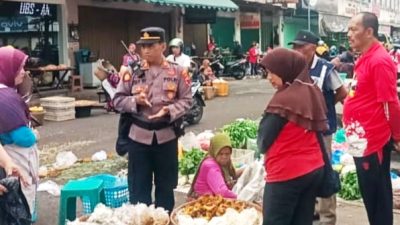 Polsek Tingkir Imbau Pedagang Pasar Raya Waspadai Peredaran Uang Palsu