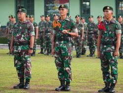 Komandan Batalyon Armed 11 Kostrad Pimpin Sertijab Batih