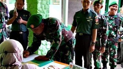 Cegah Penyalahgunaan Narkoba, Anggota Kodim 0701/Banyumas Ikuti Tes Urine