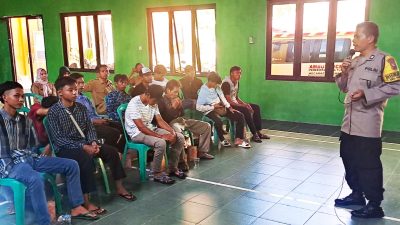Tanggulangi Kerawanan Sosial, Polsek Tempuran Adakan Pembinaan Remaja