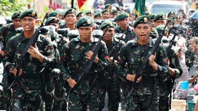 Yonarmed 3/Naga Pakca Terima Kehormatan Ikuti Tonting Yudha Wastu Pramuka Jaya