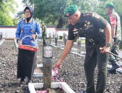 Sambut Hari Juang TNI AD Ke-78, Kodim 0705/ Magelang Laksanakan Ziarah ke TMP Giri Dharmoloyo