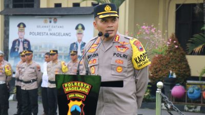 Polresta Magelang Gelar Apel Kesiapan Pengamanan TPS
