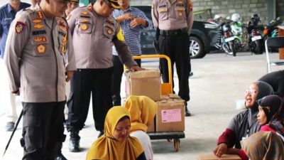 Kapolresta Magelang Tinjau Langsung Kegiatan Pengamanan Gudang Logistik Pemilu