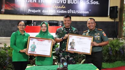Kunjungi Kodim 0732/Sleman, Danrem 072/Pamungkas Tekankan Politik TNI