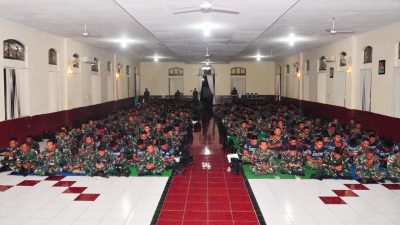 Malam Pergantian Tahun Prajurit Yonarmed 11 Kostrad Gelar Doa Bersama