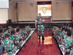 Jam Komandan, Danyoanarmed 11 Beri Arahan Seluruh Prajurit Guntur Geni