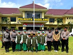 Polresta Magelang Terima Kunjungan Jurnalis Cilik MI Ma’arif Gunungpring