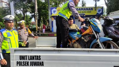 Satgas Anti Knalpot Brong Sisir Wilayah Juwana dan Sekitarnya