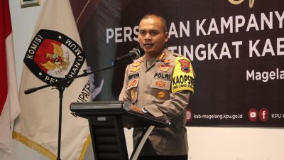 Rakor Linsek Jelang Kampanye Pemilu 2024, Begini Ketegasan Kapolresta Magelang