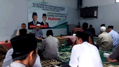 Ratusan Santri, Ustadz dan Alumni Ponpes di Kabupaten Magelang Dukung Prabowo-Gibran