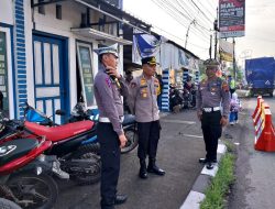 Tingkatkan Pelayanan dan Kelancaran Lalulintas, Polresta Magelang Gelar Strong Point Rutin