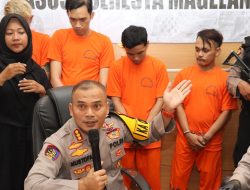 Satreskrim Polresta Magelang Amankan 5 Tersangka Penganiayaan Anak di Muntilan