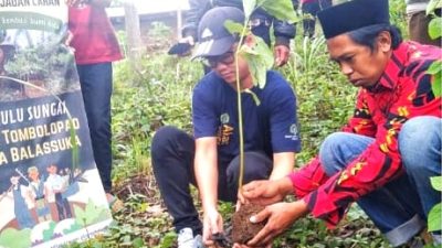 Penghijauan di Bantimurung Gallang Tanam 5.000 Pohon
