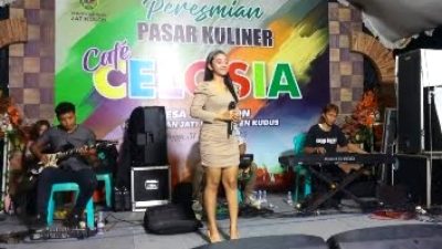 Dongkrak Kesejahteraan Masyarakat, Pemdes Jati Kulon Resmikan Pasar Kuliner Cafe Celosia
