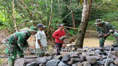 Berkat TMMD, Warga Wonotirto Bakal Miliki Tandon Air