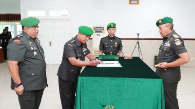 Sejumlah Pejabat Akmil Laksanakan Sertijab