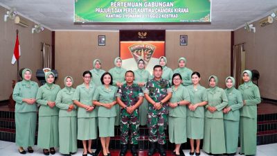 Pertemuan Gabungan Prajurit dan Persit Yonarmed 11/GG/2/2 Kostrad