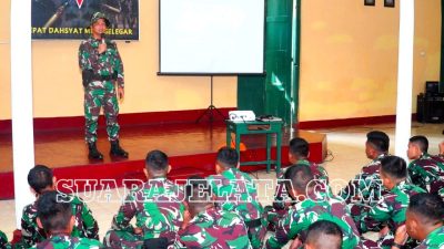 Dukung Tugas Pokok TNI, Prajurit Yonarmed 11/GG/2/2 Kostrad Dibekali Ilmu Teritorial