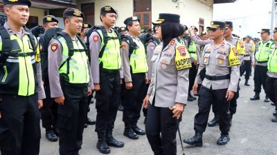 Kapolres Magelang Kota Cek Kesiapan Personel Pengamanan TPS