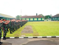 Yonarmed 11/GG/2/2 Kostrad Laksanakan Apel Kesiapsiagaan Pemilu 2024