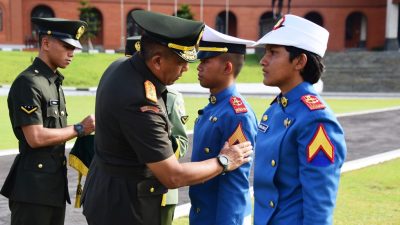 Gubernur Akmil Pimpin Kenaikan Pangkat 536 Taruna-Taruni