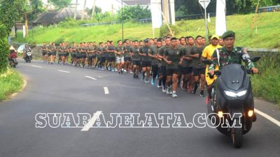 Jaga Kebugaran, Prajurit Yonarmed 1 Kostrad Lari 5 Kilometer