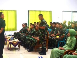 Prajurit dan Persit Yonarmed 1 Kostrad Terima Penyuluhan Hukum