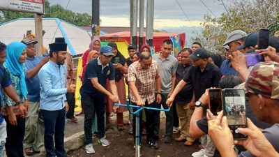 Resmikan Jaringan Pipa Air Bersih, Walikota Ternate Sampaikan Apresiasi
