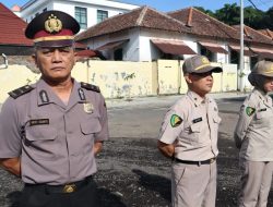Kapolres Magelang Kota Pimpin Upacara Kenaikan Pangkat Pengabdian