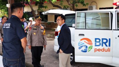Bank BRI Bantu Mobil Ambulans untuk Polres Jeneponto