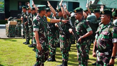 Yonarmed 11 Guntur Geni Terima Kunjungan Wasbinsat Divif 2 Kostrad