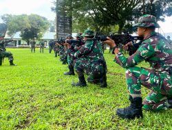 Drill Nis Latbaksarpur Prajurit Yonarmed 1/AY/2/2 Kostrad