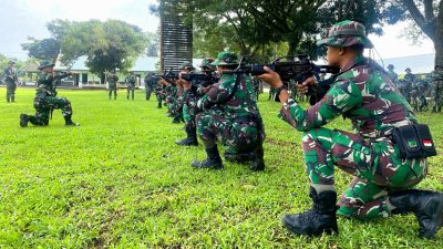 Drill Nis Latbaksarpur Prajurit Yonarmed 1/AY/2/2 Kostrad