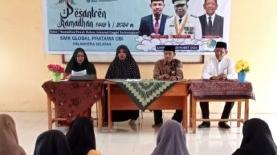 Wujudkan Generasi Unggul, SMK Global Pratama Obi Gelar Pesantren Ramadan