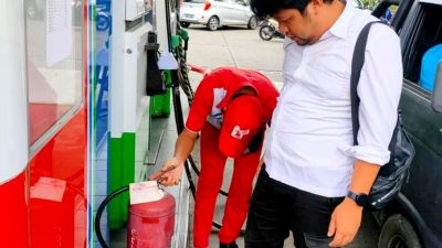 Polres Magelang Kota Cek Takaran BBM di Sejumlah SPBU