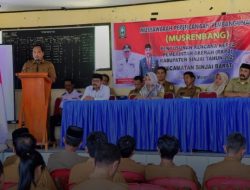 Musrenbang Kecamatan Berakhir di Sinjai Barat, Pj Bupati Ungkap Target RKPD 2025