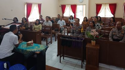 Minggu Kasih Polresta Magelang Berikan Pesan Kamtibmas