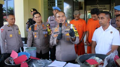 Dua Peracik dan Penjual Petasan Diamankan Polresta Magelang