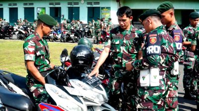 Yonarmed 11/GG/2/2 Kostrad Cek Kendaraan Prajurit