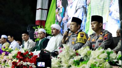 Wujudkan Keamanan dan Kedamaian Negeri, Polres Rembang Gelar Doa dan Sholawat